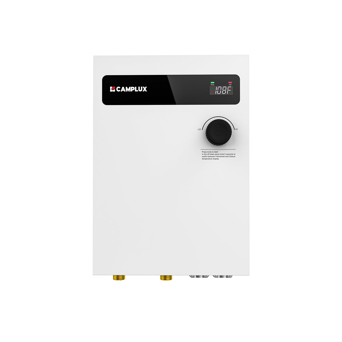 Camplux On Demand Electric Tankless Water Heater 18kW | White