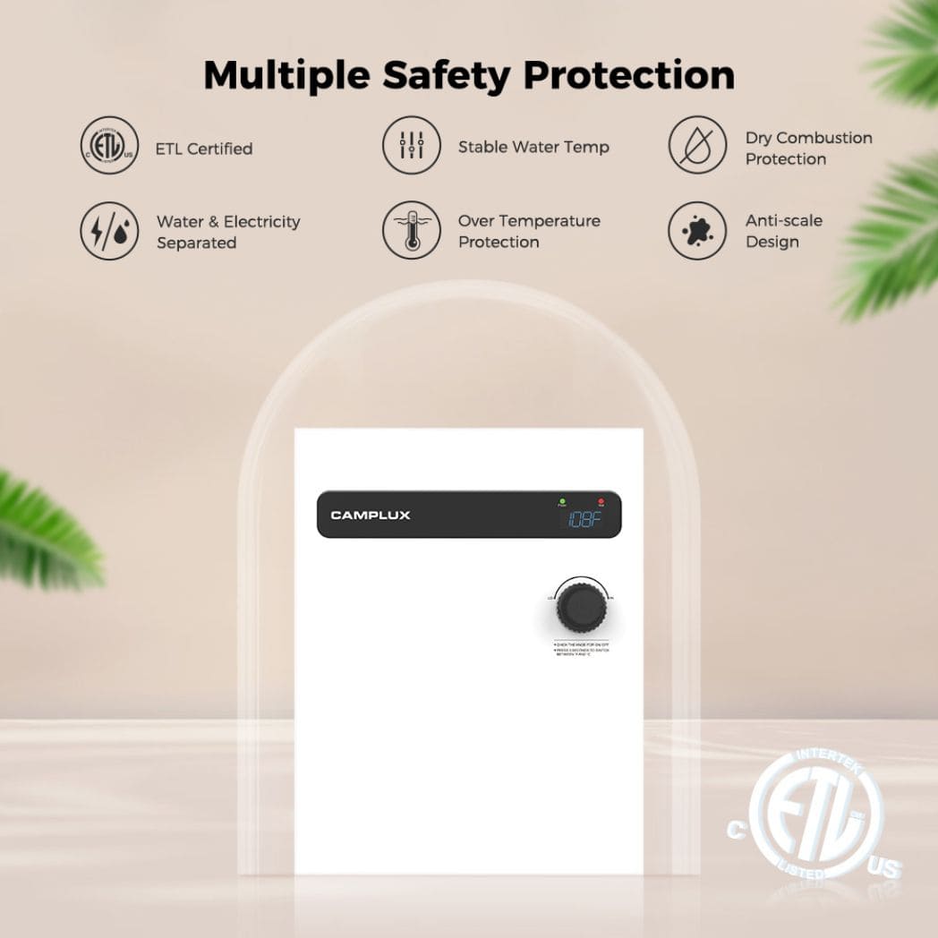 Multiple safety protection displayed in the background, ensuring enhanced security measures.