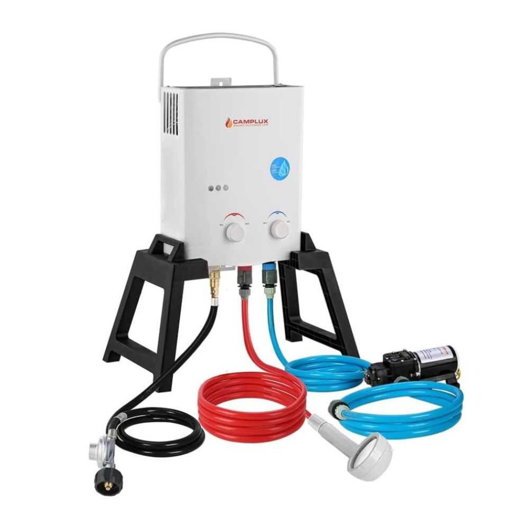 Portable Water Heater, Camplux 1.58 GPM On Demand Propane Water