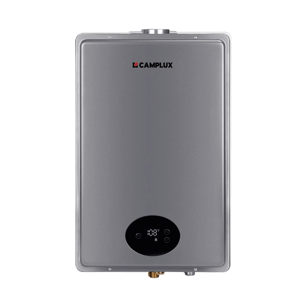 Camplux Instant Durchlauferhitzer mit Gas fur den Innenbereich 6 86 GPM Grau