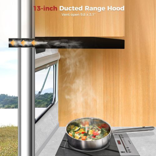 CAMPLUX RV Range Hood 13 Inches