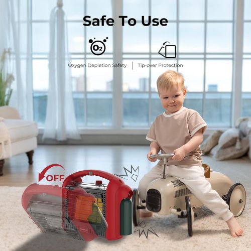 Camplux Portable Propane Heater BH1501R 12000 BTU
