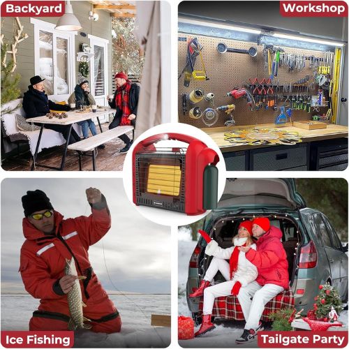 Camplux Portable Propane Heater BH1501R 12000 BTU
