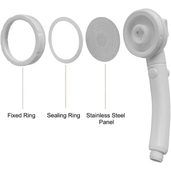 CAMPLUX Hand Held Showerhead with 11.48 FT Garden Hose