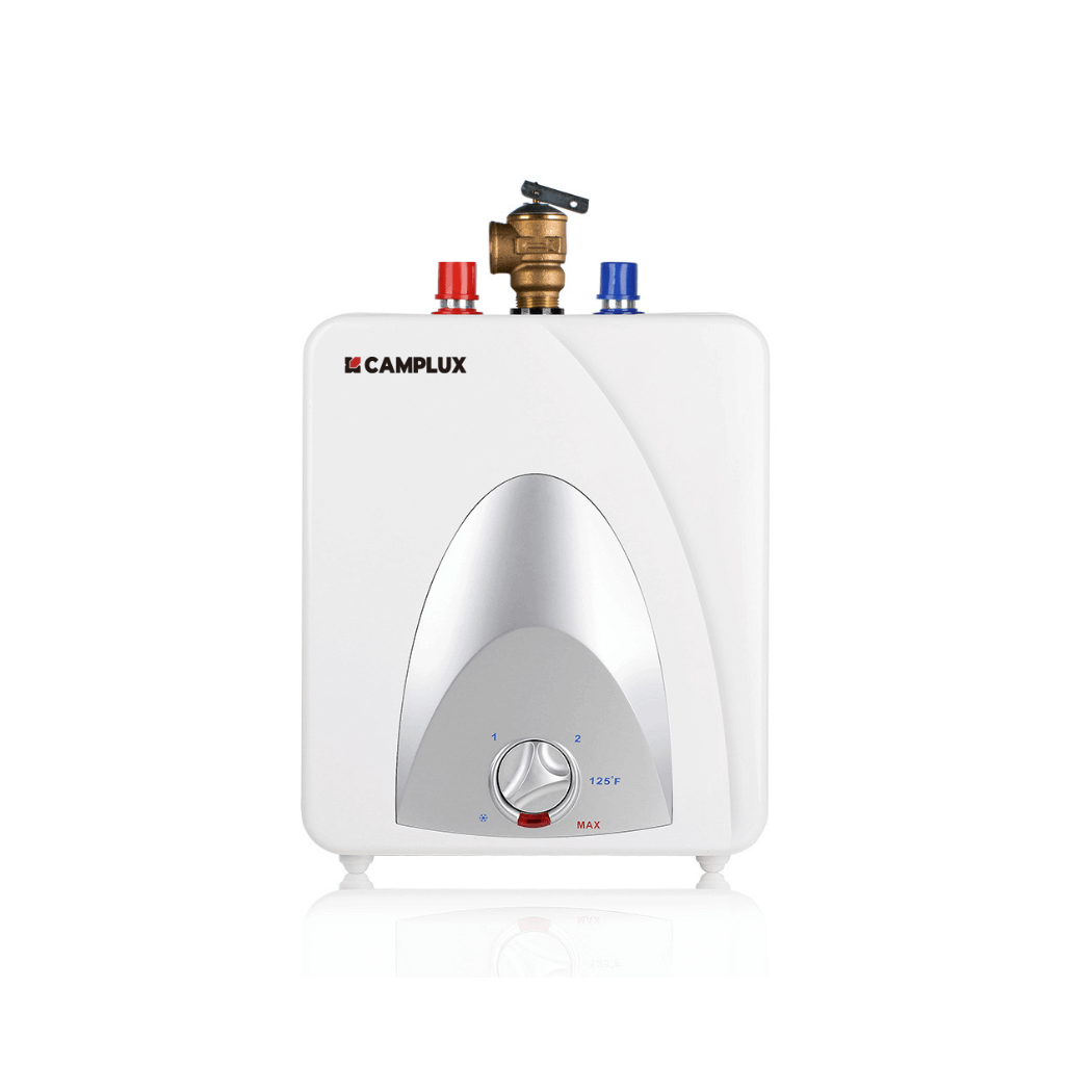 Camplux 2.5 Gal. Residential Point of Use Mini Tank Electric Water Heater Camplux 2.5 Gal. Residential Point of Use Mini Tank Electric Water Heater