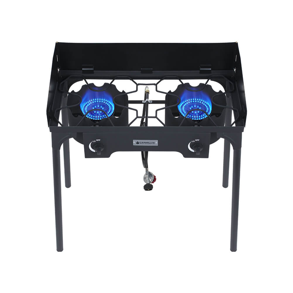 Two Burner Commercial Hot Plate Countertop Stove Outdoor Camping Double  Portable Cooktop Burner Natural Gas - Bed Bath & Beyond - 31433921