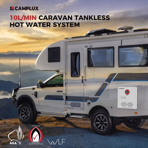 Camplux Classic 65,000 BTU RV Tankless Water Heater 2.64 GPM-White