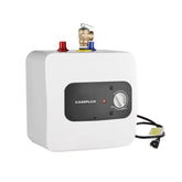 Camplus 2.5 gallon electric water heater: compact electric mini tank for indoor use.