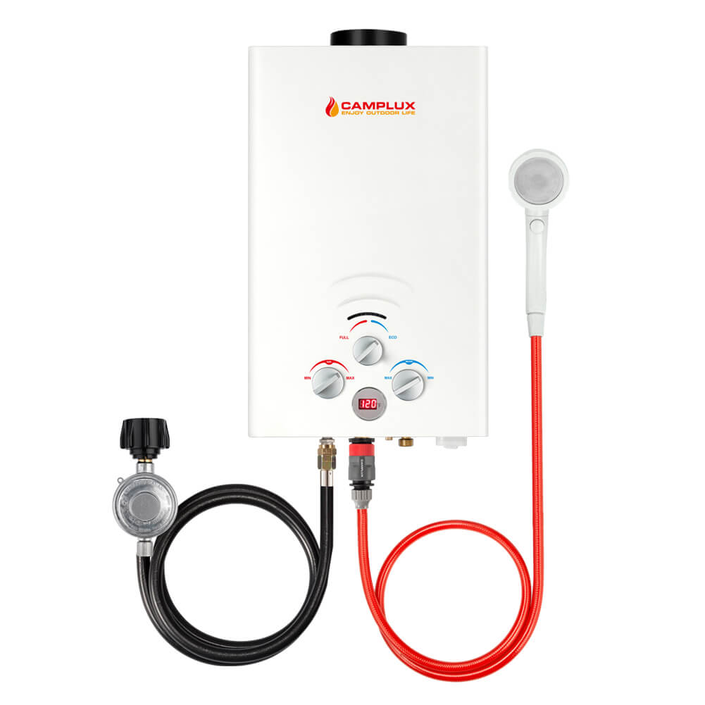 Camplux 10L 2.64 GPM Outdoor Portable Tankless Water Heater