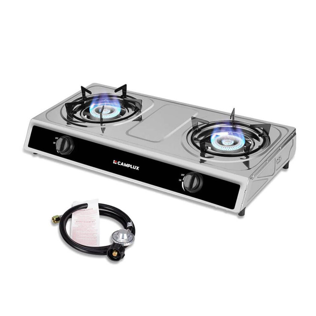 Camplux Burners 19600 BTU Outdoor Gas Stove with Auto Ignition