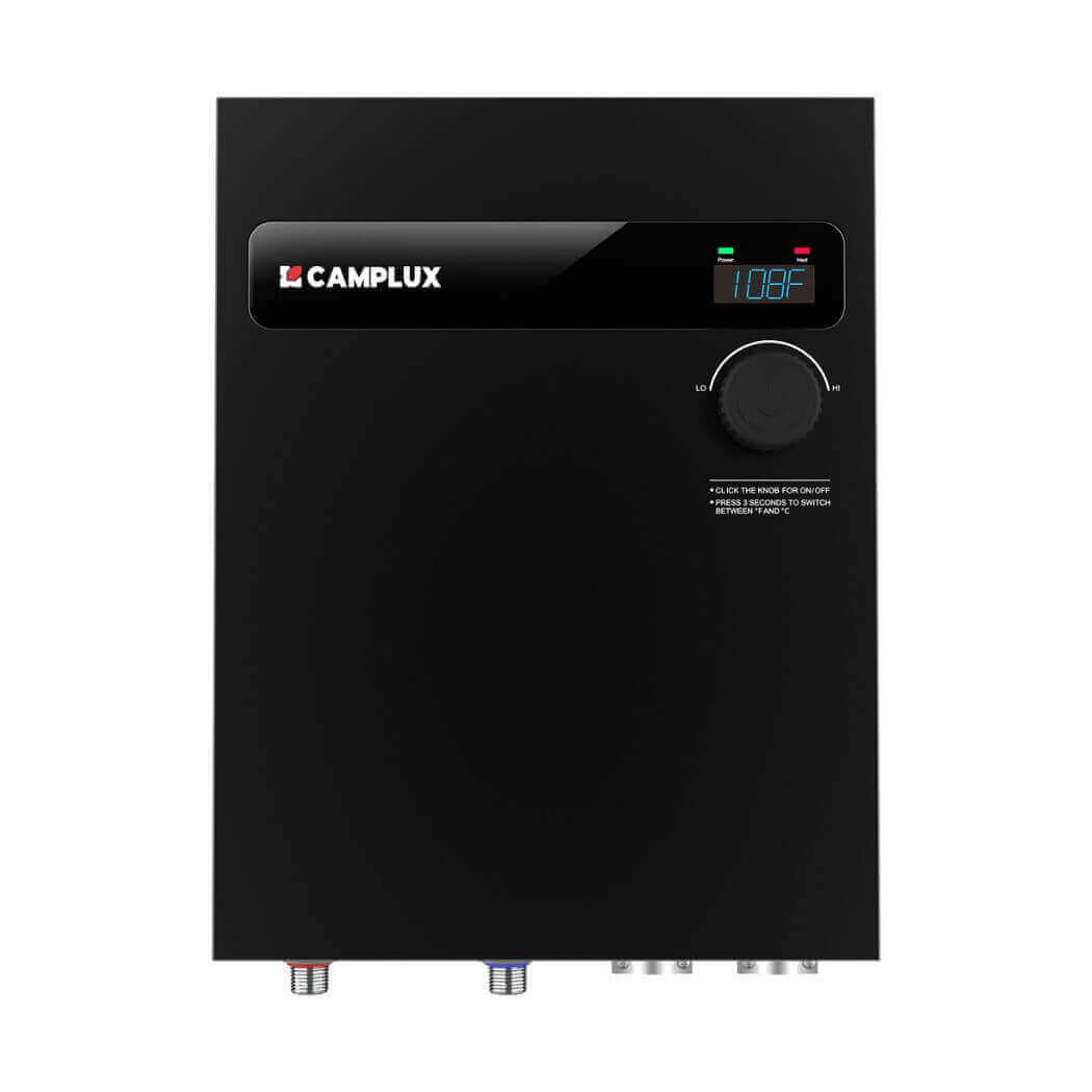 Camplux On Demand Elektrischer Durchlauferhitzer 18 kW | Schwarz