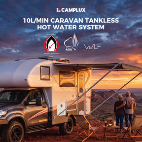 Camplux Classic 65,000 BTU RV Tankless Water Heater 2.64 GPM-White