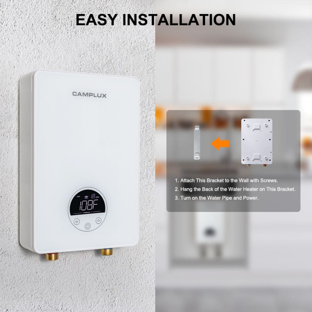 Easy installation water heater: A compact and user-friendly appliance that can be effortlessly installed in your home for convenient hot water supply.