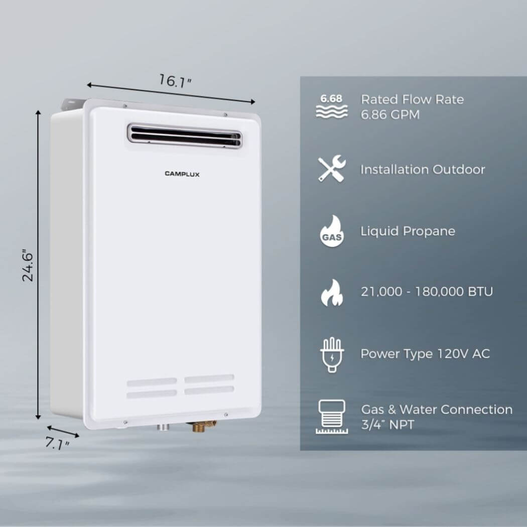 Best water heater for home: A sleek, energy-efficient appliance that provides hot water for your household needs.