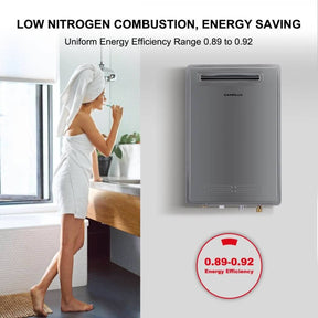 Low nitrogen combustion energy saving water heater: A modern, eco-friendly water heater that efficiently heats water while reducing nitrogen emissions.