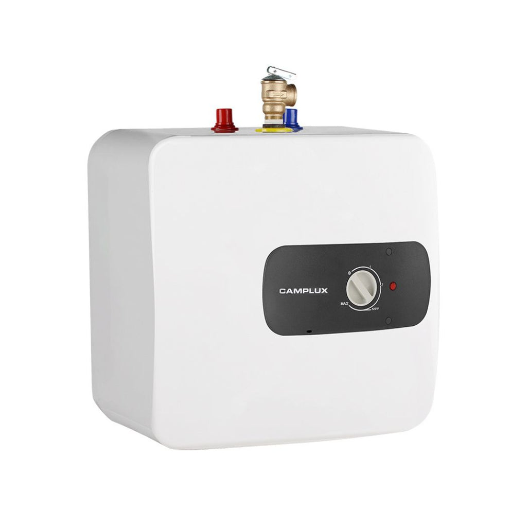 CAMPLUX Electric Water Heater 120V, 6.5 Gallons Point of Use Water Heaters,  Hot Water Heater for Under Sink 1.44 kW