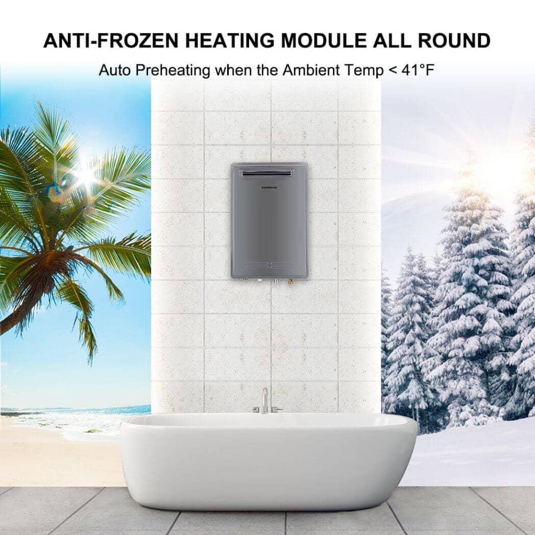Anti-freeze heating module providing all-round protection.
