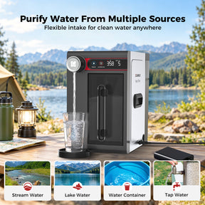 CAMPLUX ROH75 Portable RO Water Purifier with Hot Water
