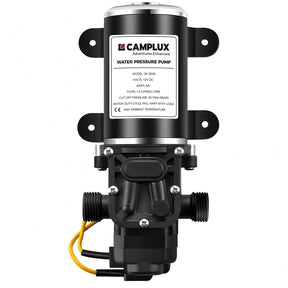 Camplux Pompe à eau 12 V 65 PSI DC 1,6 GPM 6 LPM Diaphragme pour caravane RV bateau de pêche marin 