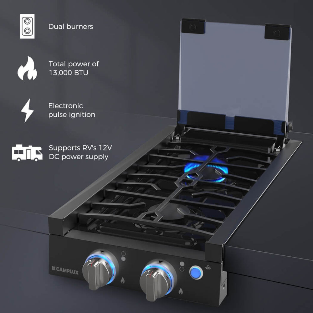 Home Camplux 2 Burners 12