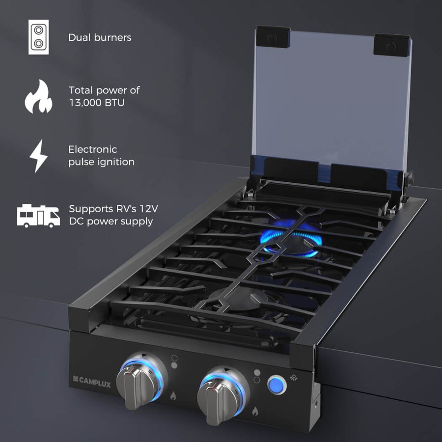 Home Camplux 2 Burners 12