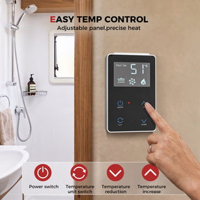 Camplux Classic 65,000 BTU RV Tankless Water Heater 2.64 GPM-White