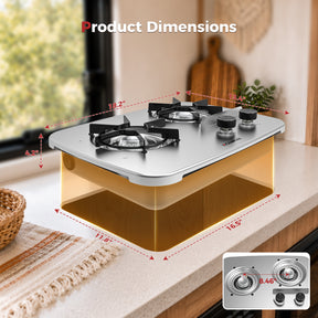 Camplux Pro Built-in 2 Burner Propane RV Stove