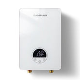 Camplux water heater: An indoor, electric device that provides hot water. Perfect for small spaces.