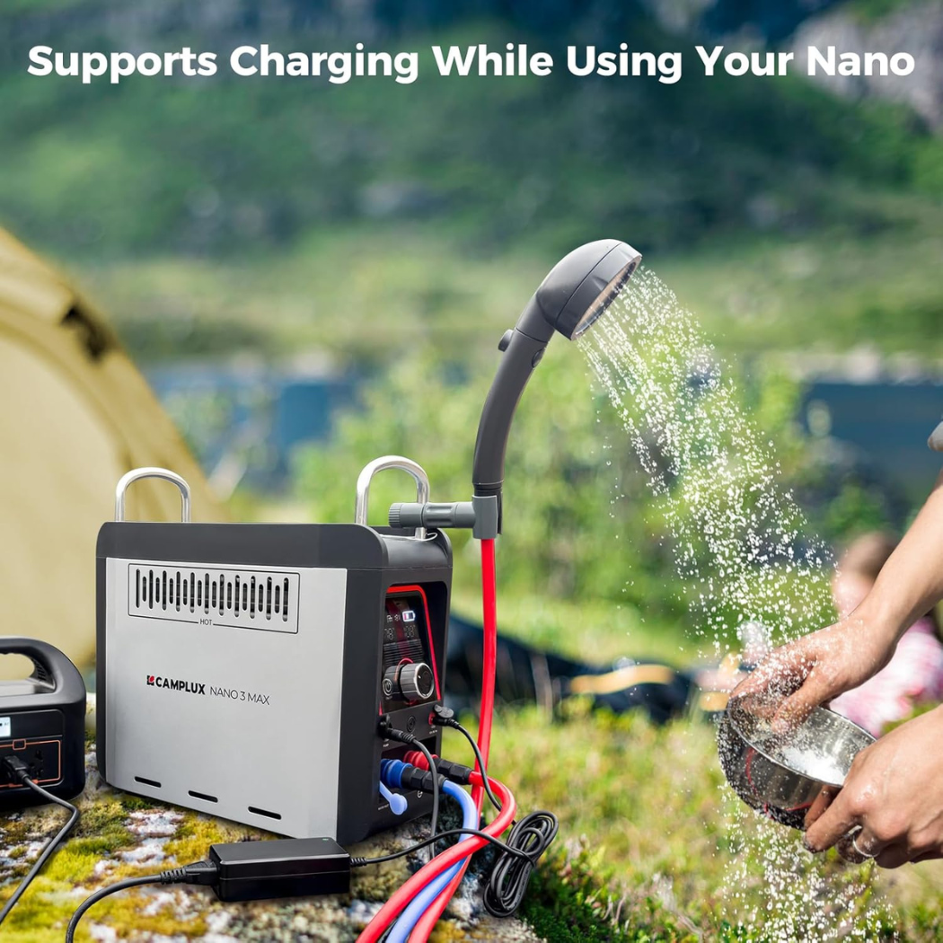 CAMPLUX DC 12V 5A Power Supply Adapter Converter Transformer AC 100-240V Input with DC 12V Output, for Charging Nano Series