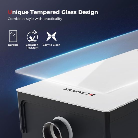 Camplux Instant Indoor Tankless Gas Water Heater 3.60 GPM | White