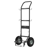 CAMPLUX D52 Dolly Hand Cart Large 10 Inch Pneumatic Wheels