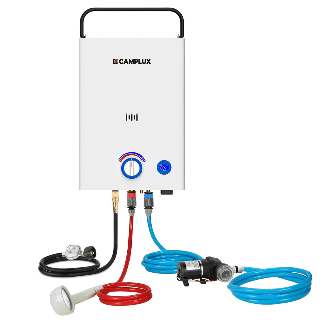 Camplux Portable Tankless Water Heater F10 Pro, 68,000 BTU, Outdoor, First Series