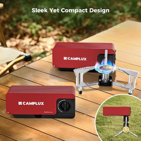 CAMPLUX FoldGo Camping Stove FG01AR, 7500 BTU
