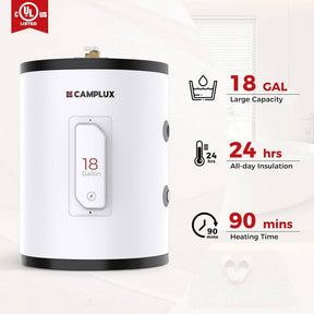 Camplux 18 Gallon Electric Water Heater