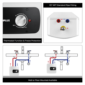 Chauffe-eau électrique à mini réservoir Camplux 120 V - 4,0 gallons 