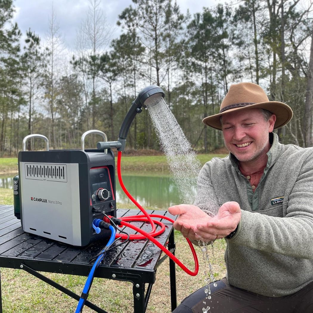 Tragbarer Propan-Camping-Warmwasserbereiter von Camplux