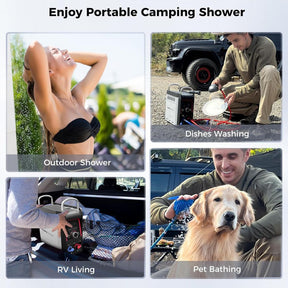 Camplux Portable Propane Outdoor Camping Water Heater Nano 3 Max