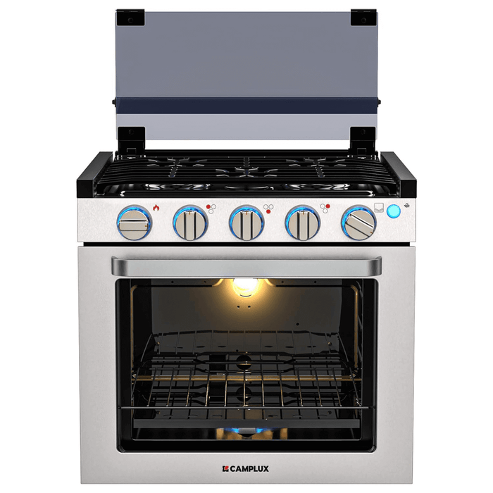 Home Camplux RV Stove Gas Range Oven w/ 3 Burners Cooktop 21 Inches CLASSIC