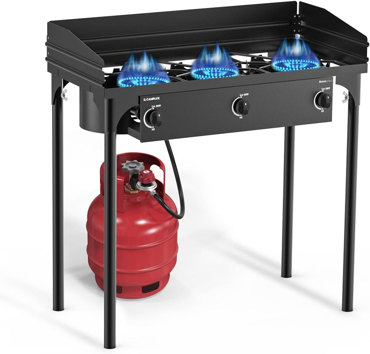 CAMPLUX 225,000 BTU 3 Burner Camping Stove