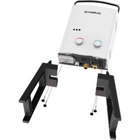 CAMPLUX Freestanding Stand and Carry Bag for Outdoor Propane Tankless Water Heater AY132