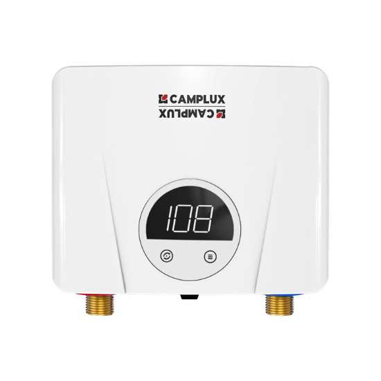 Camplux On Demand Hot Water Heater Electric Tankless 120V - 3.5kW | White