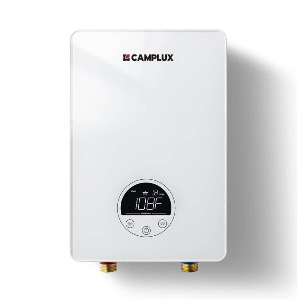 Camplux Electric Point of Use Tankless Water Heater - White