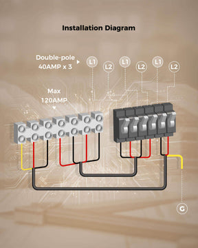 Camplux elektrischer Durchlauferhitzer für das ganze Haus, 27 kW | Weiß 