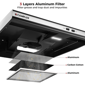 CAMPLUX RV Range Hood 22 Inches