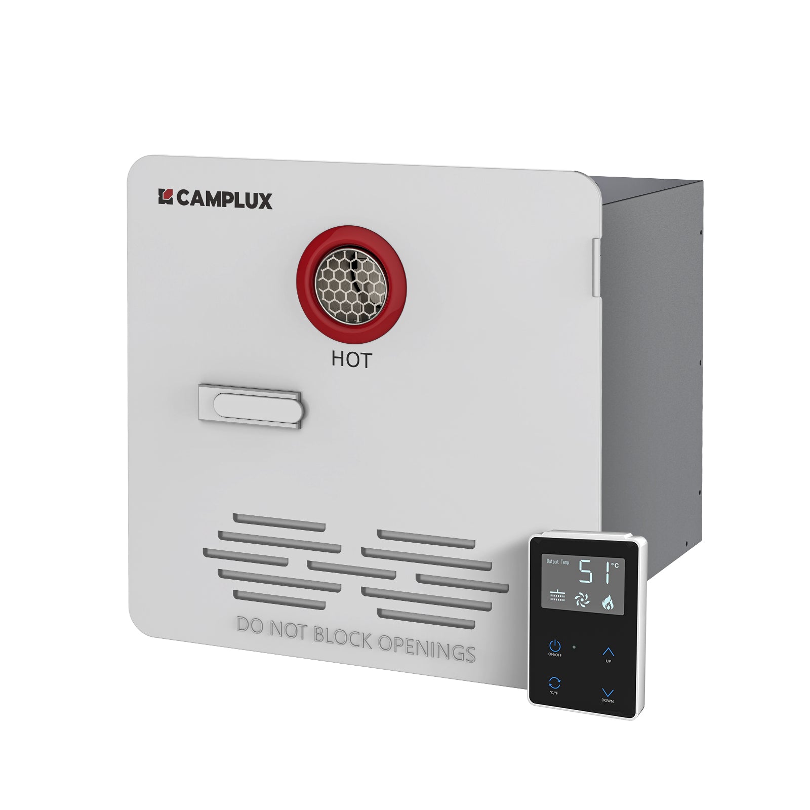 Camplux Classic 65,000 BTU RV Tankless Water Heater 2.64 GPM-White