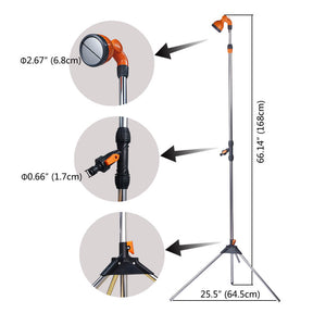 Camplux Portable Poolside Outdoor Shower with on/Off Valve and Tripod Stand