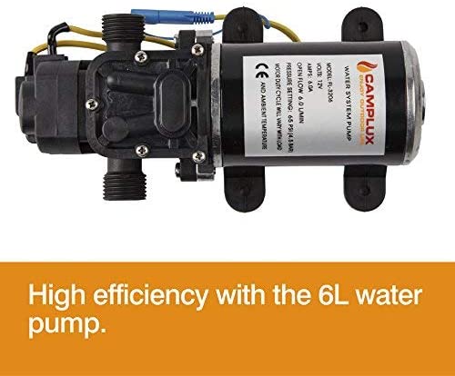 Camplux 12V Complete Portable Water Pump Pack - All In One