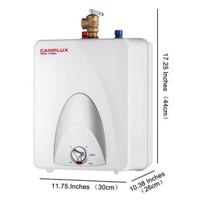 Camplux Electric Mini Tank Point of Use Water Heater 120V - 2.5 Gallon