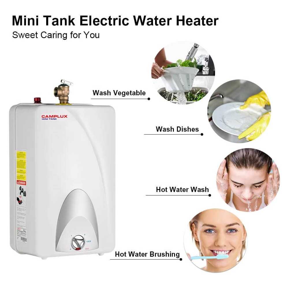 CAMPLUX ENJOY OUTDOOR LIFE Camplux 4 gal. Residential Point of Use Mini  Tank Electric Water Heater ME40-N1 - The Home Depot