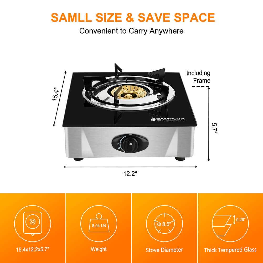 Steel Top Double Stove Burner - for Pickup Only (Excluding Wholesale Orders)